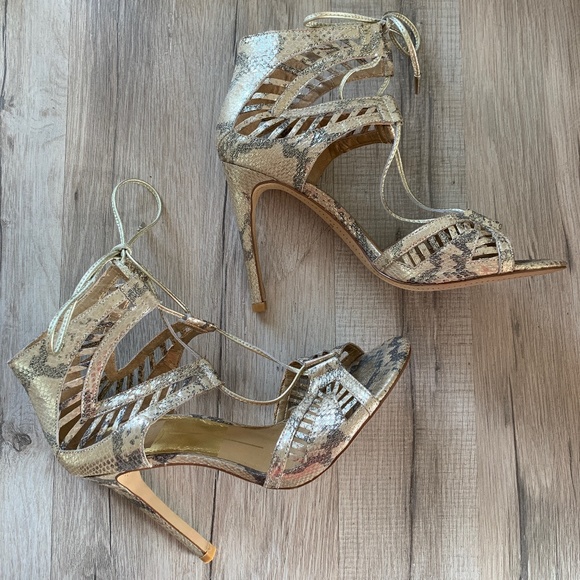 Dolce Vita Lace Up Heels - Picture 2 of 9